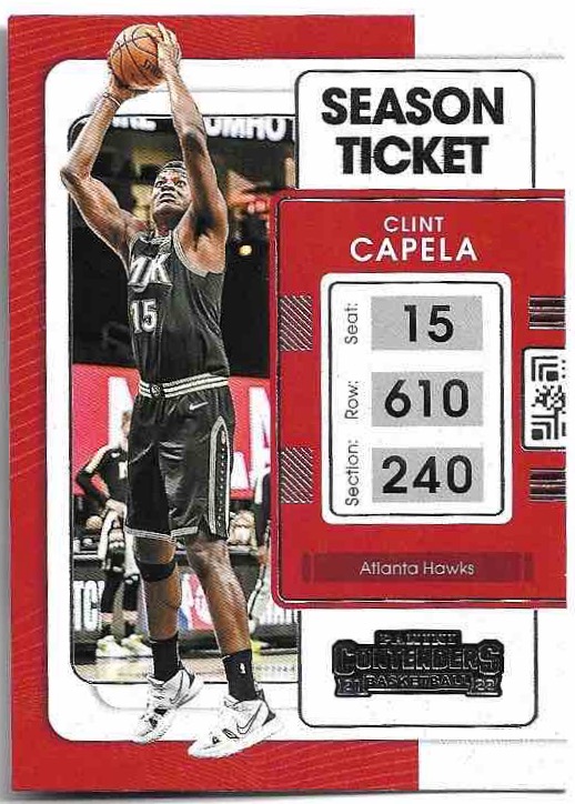 CLINT CAPELA 21-22 Panini Contenders Basketball