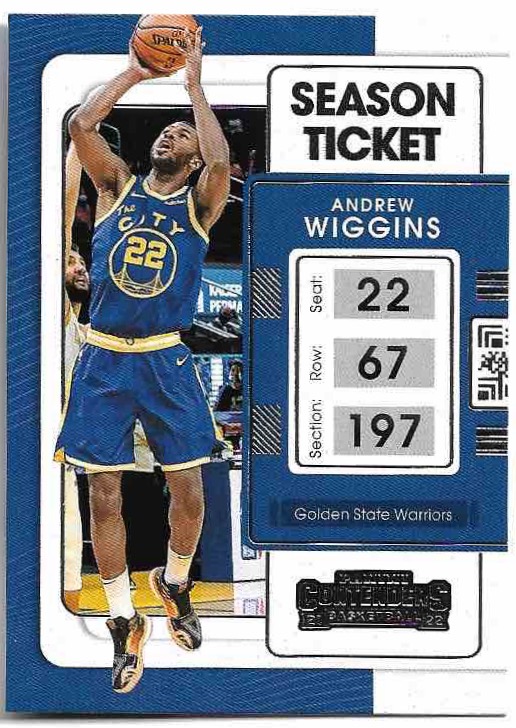 ANDREW WIGGINS 21-22 Panini Contenders Basketball
