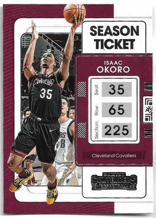 ISAAC OKORO 21-22 Panini Contenders Basketball
