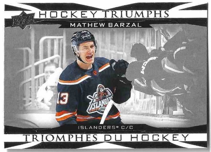 Hockey Triumphs MATHEW BARZAL 23-24 UD Tim Hortons Collector's Series