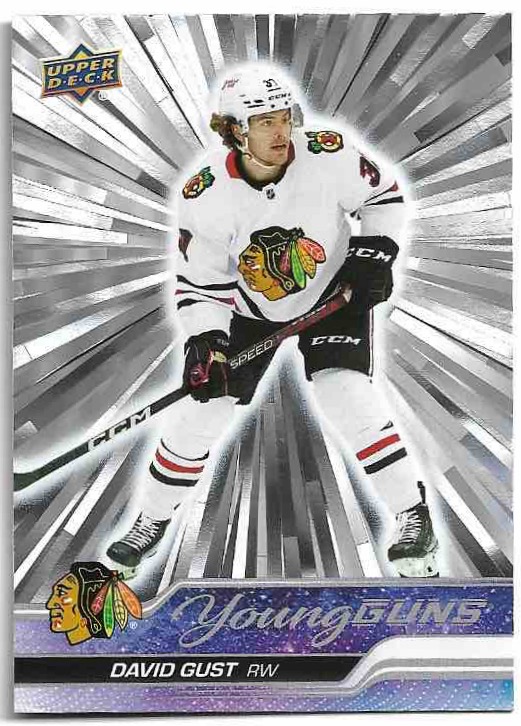 Rookie Outburst Silver Young Guns DAVID GUST 23-24 UD Series 1