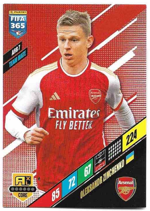 OLEKSANDR ZINCHENKO 2024 Panini FIFA 365