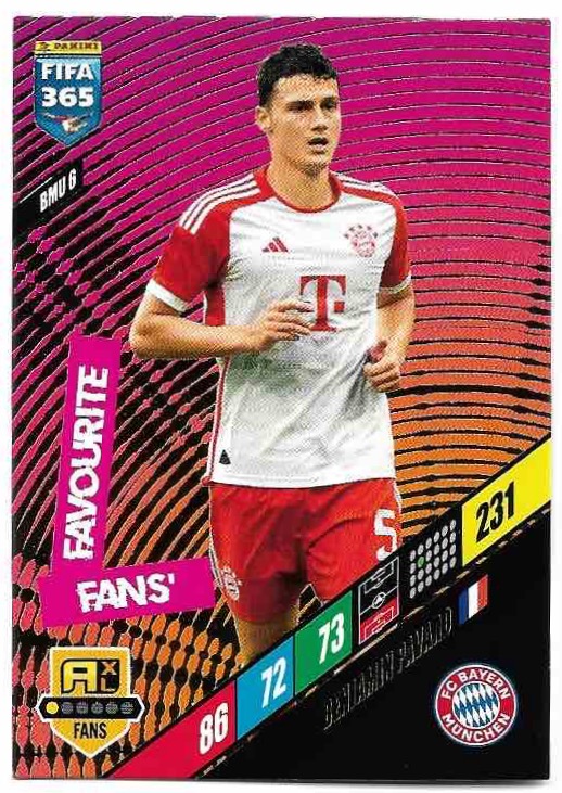 Fans Favourite BENJAMIN PAVARD 2024 Panini FIFA 365