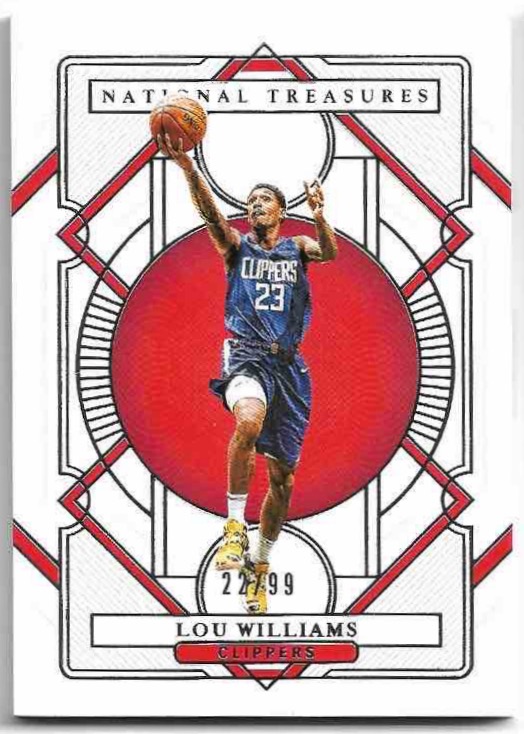 LOU WILLIAMS 20-21 Panini National Treasures Basketball /99