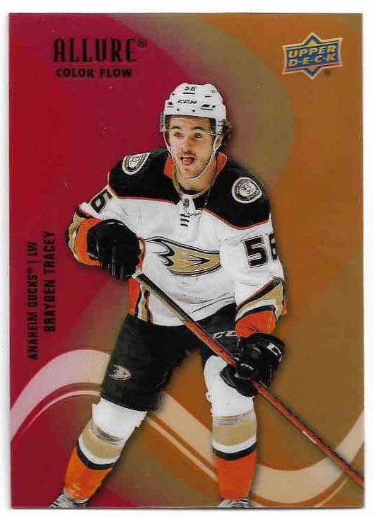 Rookie Red-Orange Color Flow BRAYDEN TRACEY 22-23 UD Allure