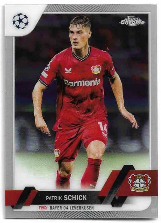 PATRIK SCHICK 22-23 Topps Chrome UEFA CC