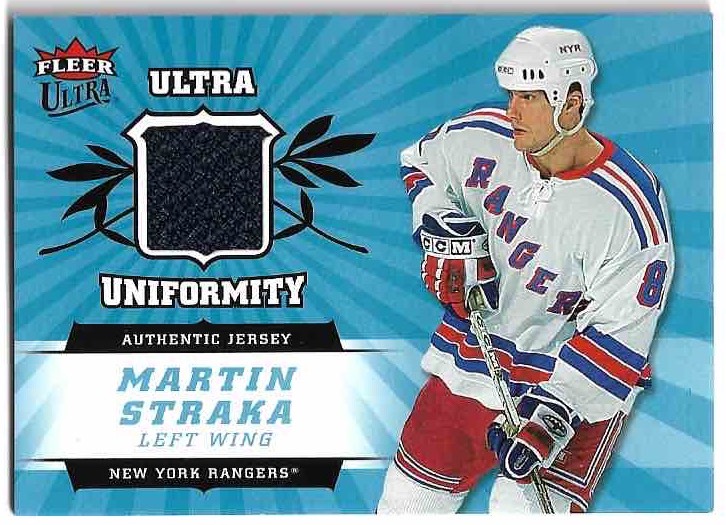 Jersey Ultra Uniformity MARTIN STRAKA 06-07 Fleer Ultra