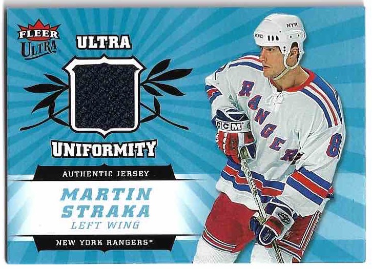 Jersey Ultra Uniformity MARTIN STRAKA 06-07 Fleer Ultra