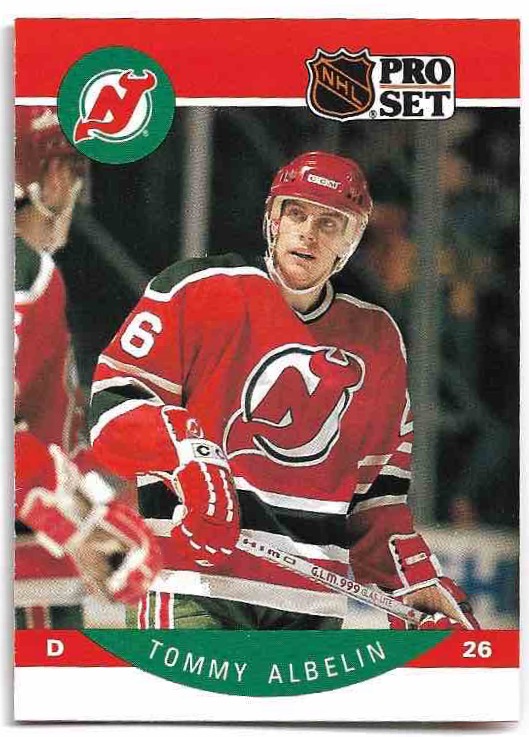 TOMMY ALBELIN 90-91 Pro Set