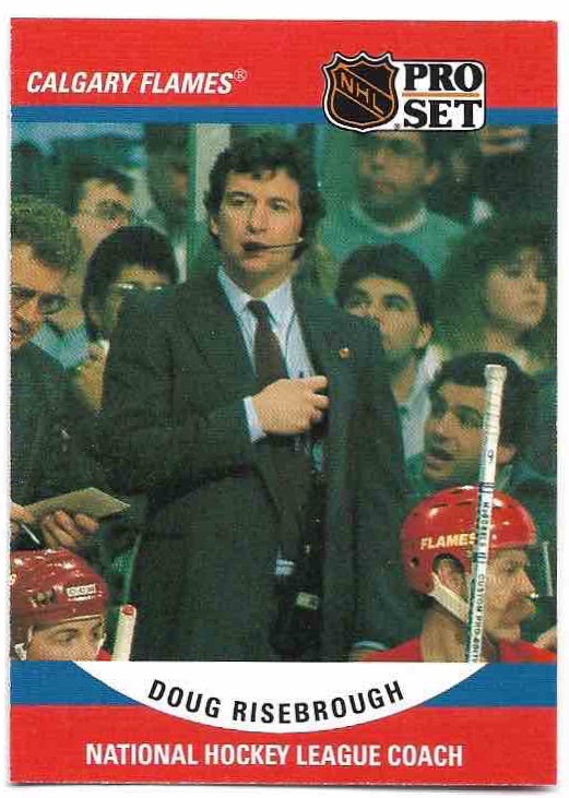 NHL Coach DOUG RISEBROUGH 90-91 Pro Set