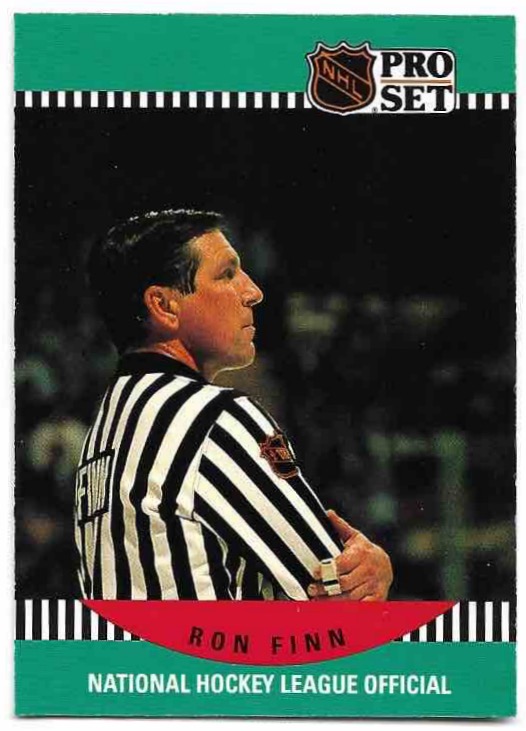 NHL Official RON FINN 90-91 Pro Set