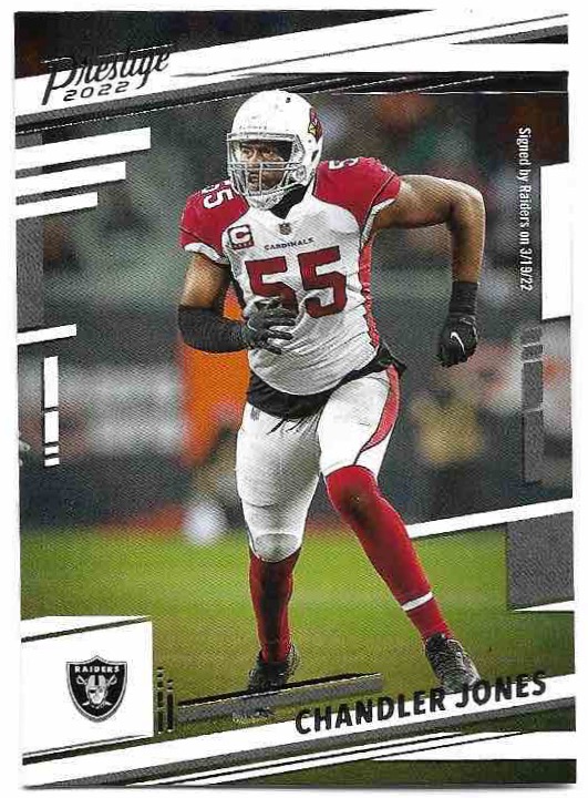 CHANDLER JONES 2022 Panini Prestige Football