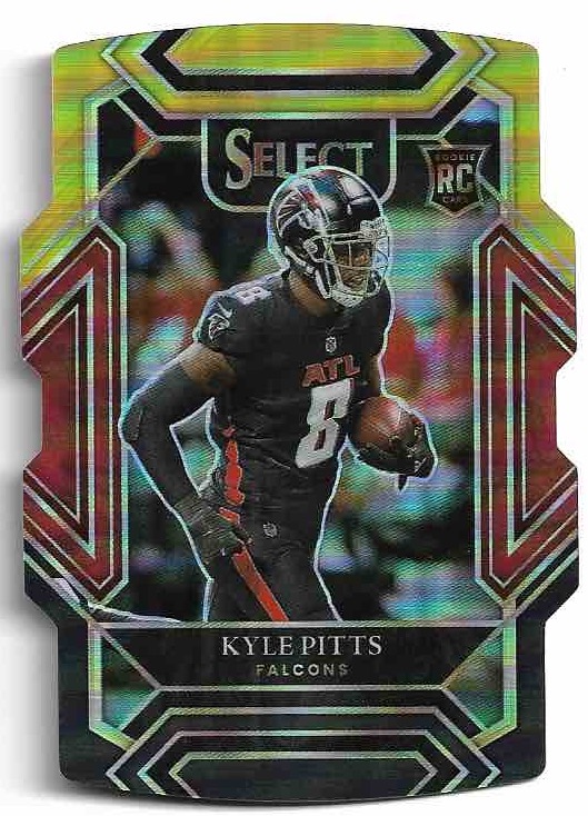 RC Black & Gold Die-Cut Club Level KYLE PITTS 2021 Panini Select Football