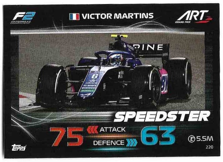 Speedster VICTOR MARTINS 2023 Topps Turbo Attax