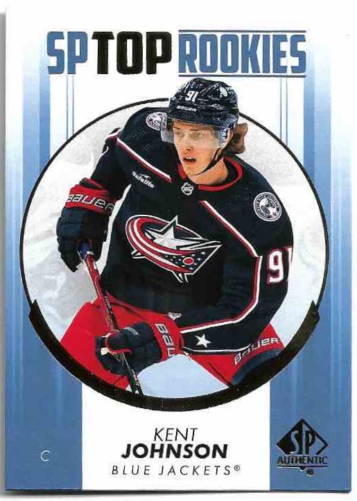 Blue SP Top Rookies KENT JOHNSON 22-23 UD SP Authentic