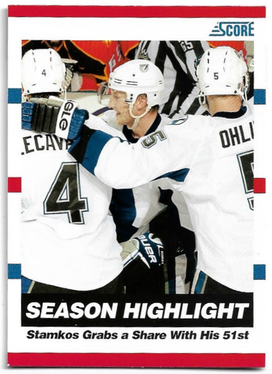 Season Highlight STEVEN STAMKOS 10-11 Panini Score