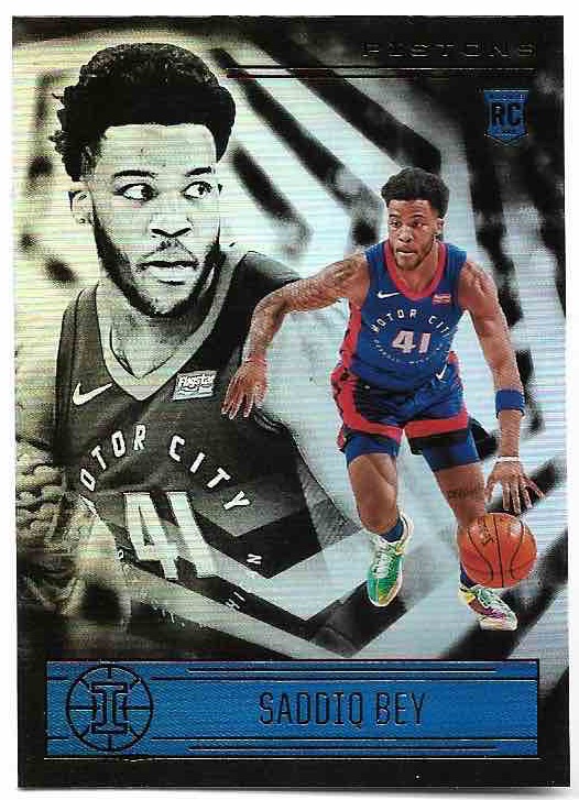 Rookie SADDIQ BEY 20-21 Panini Illusions Basketball