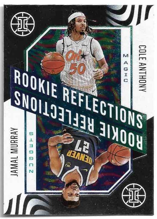 Rookie Reflections COLE ANTHONY/JAMAL MURRAY 20-21 Panini Illusions Basketball