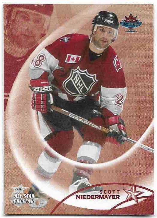 SCOTT NIEDERMAYER 02-03 In the Game Be A Player All-Star Edition
