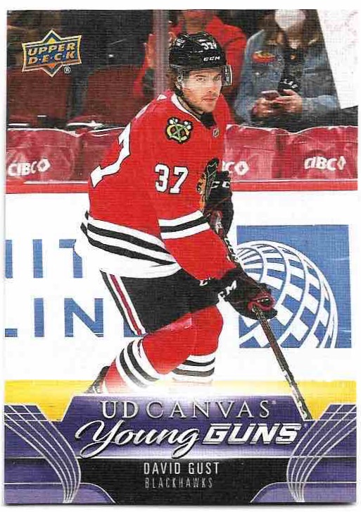 Rookie UD Canvas Young Guns DAVID GUST 23-24 UD Series 1