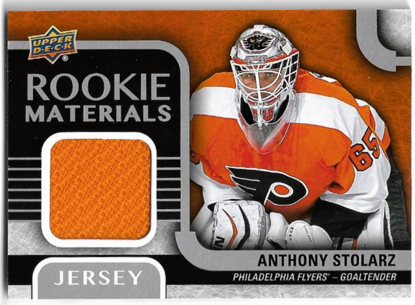 Jersey Rookie Materials ANTHONY STOLARZ 15-16 UD Series 2