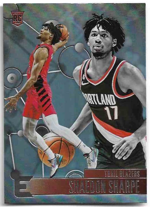 Rookie Essentials SHAEDON SHARPE 22-23 Panini Chronicles Basketball (Bílá hrana)