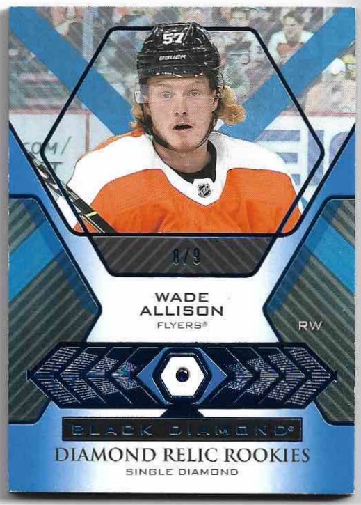 Rookie Sapphire Diamond Relic WADE ALLISON 21-22 UD Black Diamond /9