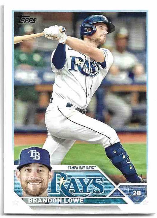 BRANDON LOWE 2023 Topps Series 1 Baseball