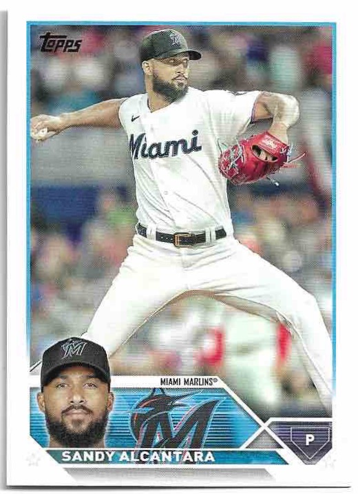 SANDY ALCANTARA 2023 Topps Series 1 Baseball