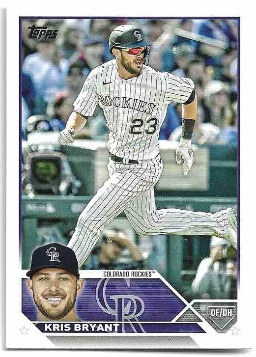 KRIS BRYANT 2023 Topps Series 1 Baseball