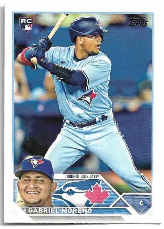 Rookie GABRIEL MORENO 2023 Topps Series 1 Baseball