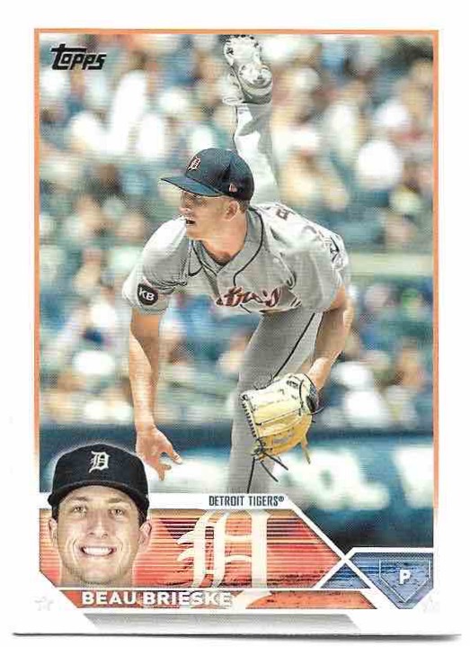 BEAU BRIESKE 2023 Topps Series 1 Baseball