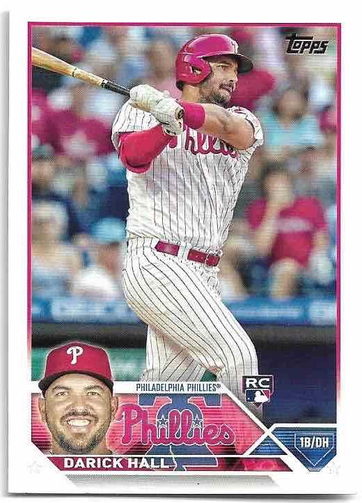 Rookie DARICK HALL 2023 Topps Series 1 Baseball