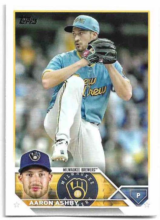 AARON ASHBY 2023 Topps Series 1 Baseball