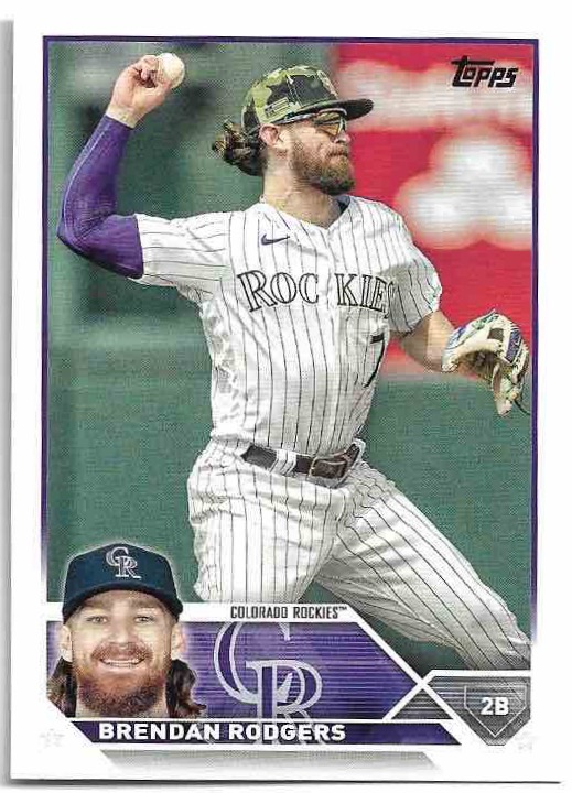 BRENDAN RODGERS 2023 Topps Series 1 Baseball