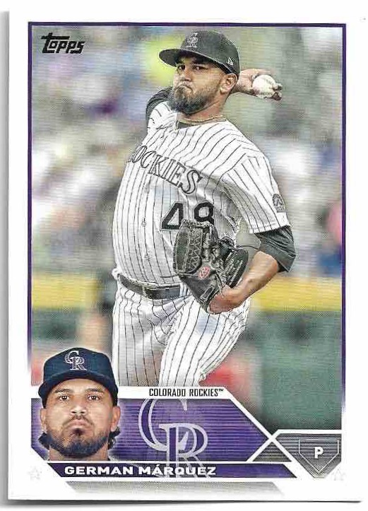 GERMAN MARQUEZ 2023 Topps Series 1 Baseball