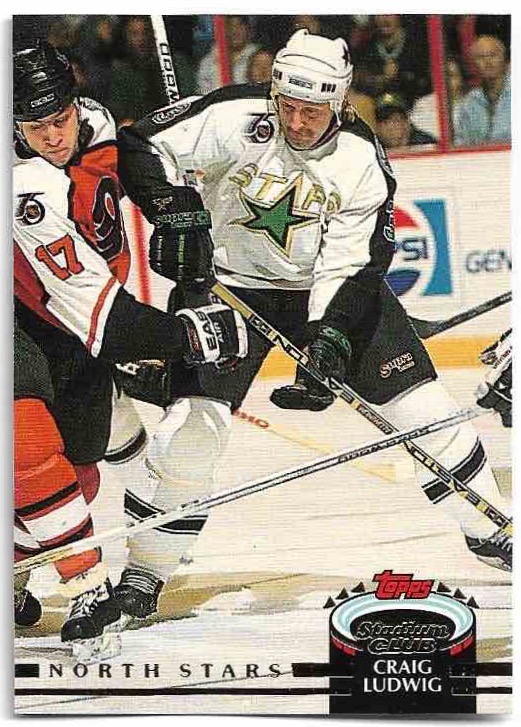 CRAIG LUDWIG 92-93 Topps Stadium Club