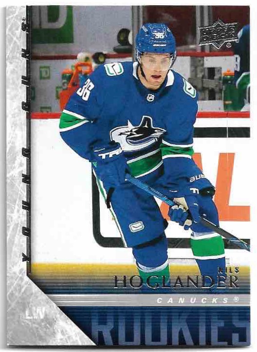 Retro Rookie Young Guns NILS HOGLANDER 20-21 UD Extended Series