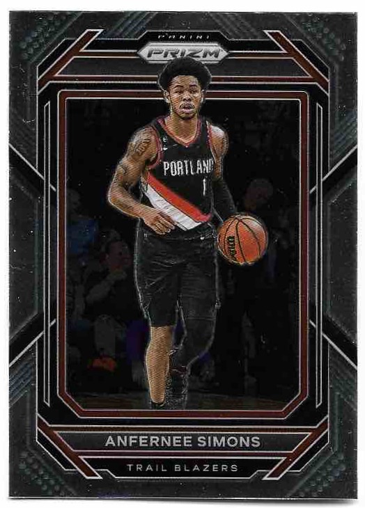 ANFERNEE SIMONS 22-23 Panini Prizm Basketball