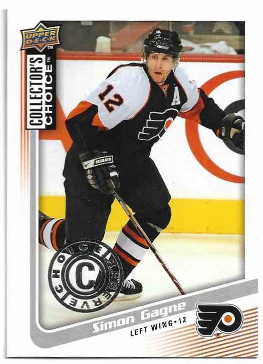 Choice Reserve SIMON GAGNE 09-10 UD Collector's Choice