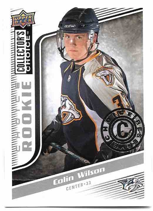 Choice Rookie Reserve COLIN WILSON 09-10 UD Collector's Choice