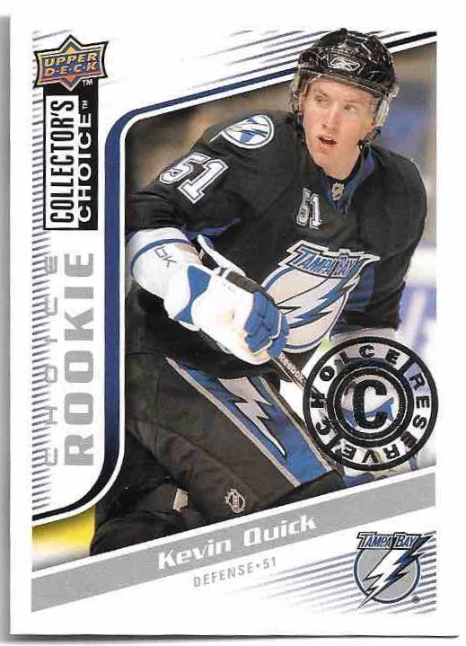 Choice Rookie Reserve KEVIN QUICK 09-10 UD Collector's Choice