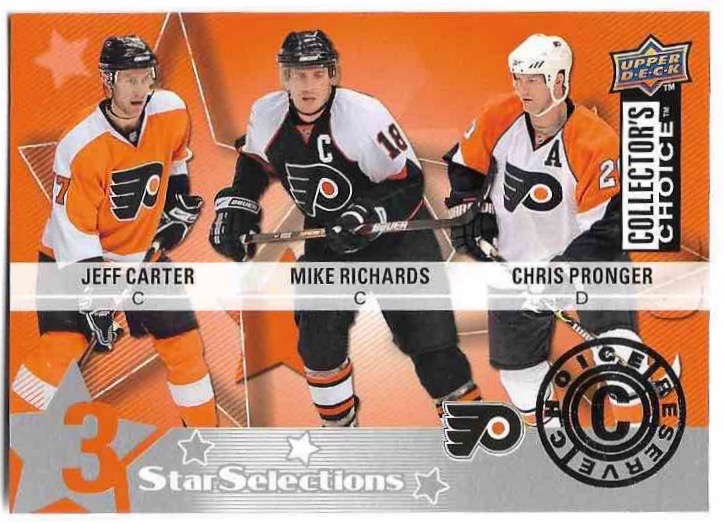 Choice R. 3 Star Selections CARTER/RICHARDS/PRONGER 09-10 UD Collector's Choice