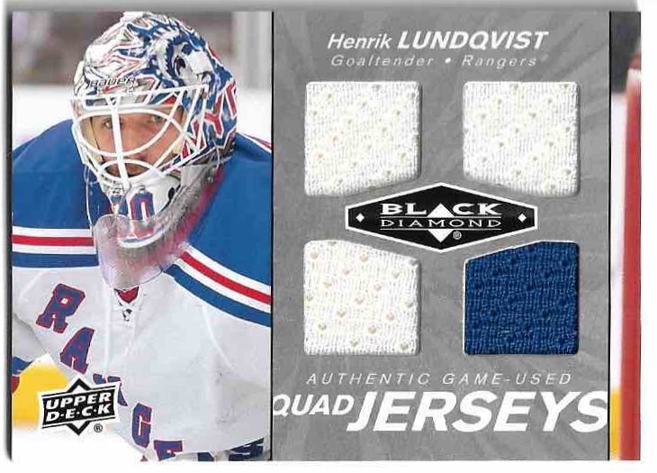 Quad Jersey HENRIK LUNDQVIST 10-11 UD Black Diamond