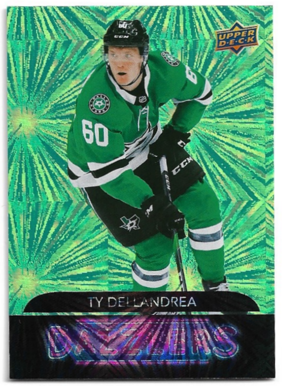 Rookie Dazzlers Green TY DELLANDREA 20-21 UD Series 2