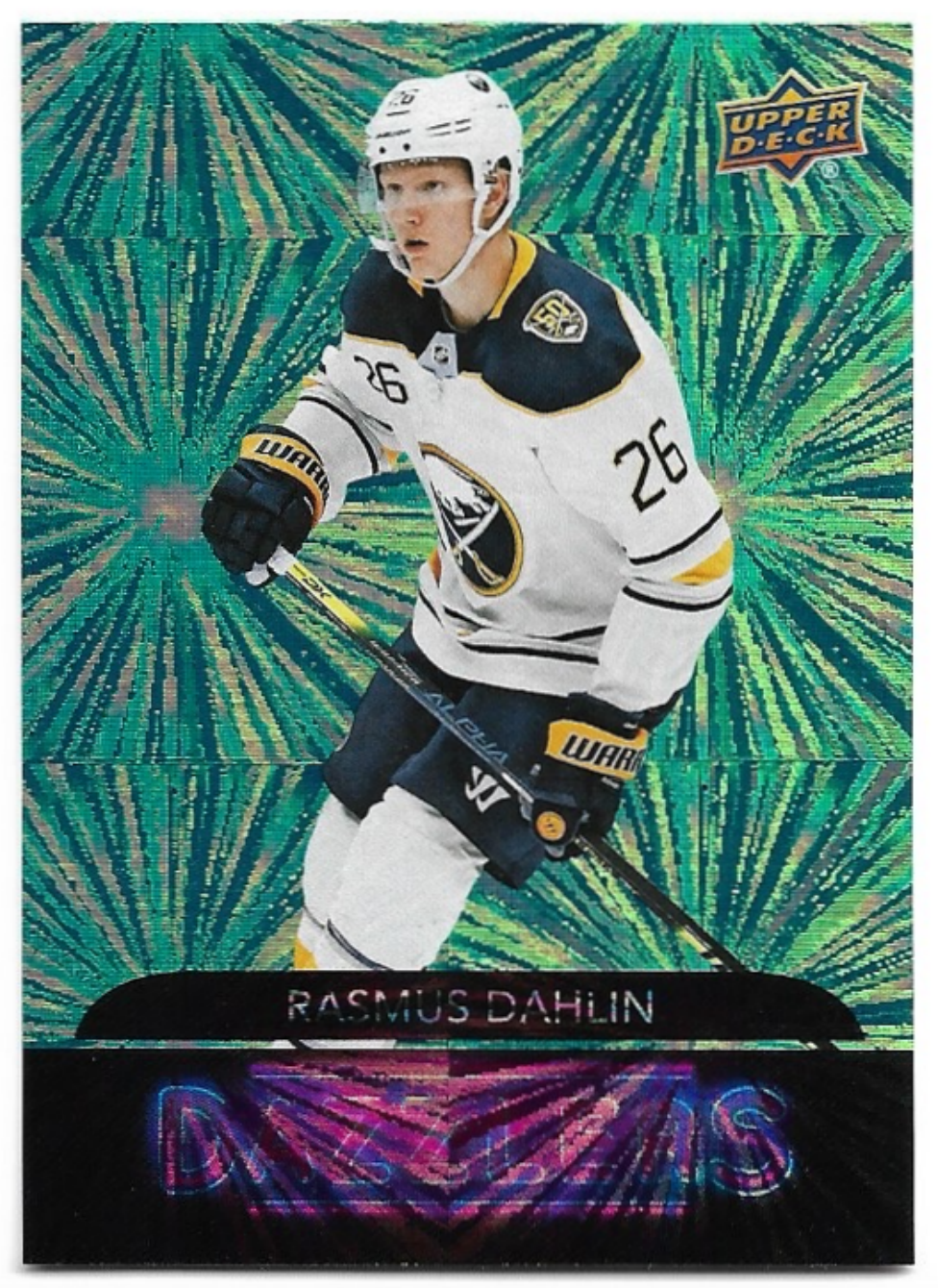 Dazzlers Green RASMUS DAHLIN 20-21 UD Series 1