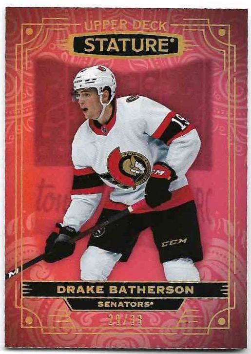 Photo Variation Red DRAKE BATHERSON 22-23 UD Stature /33