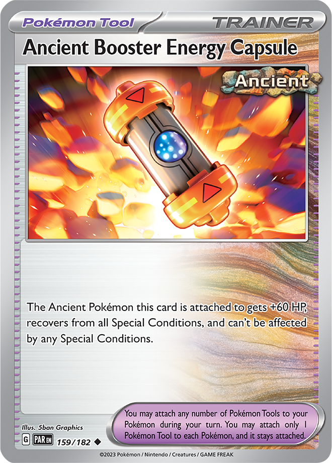 Pokemon Tool - ANCIENT BOOSTER ENERGY CAPSULE