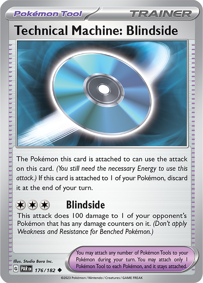 Pokemon Tool - TECHNICAL MACHINE: BLINDSIDE