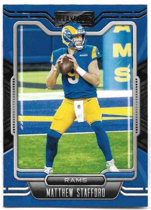 MATTHEW STAFFORD 2021 Panini Playbook Football